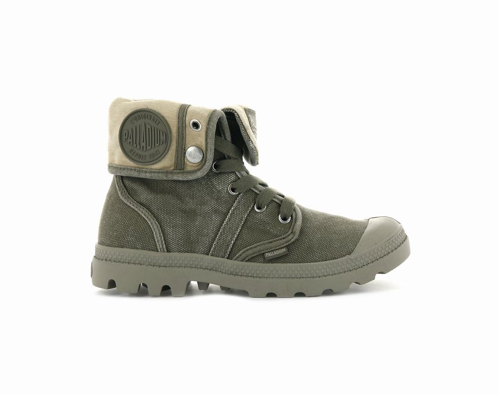 Palladium Pallabrousse Baggy Womens Boots Green Australia [GMRDFQ-067]